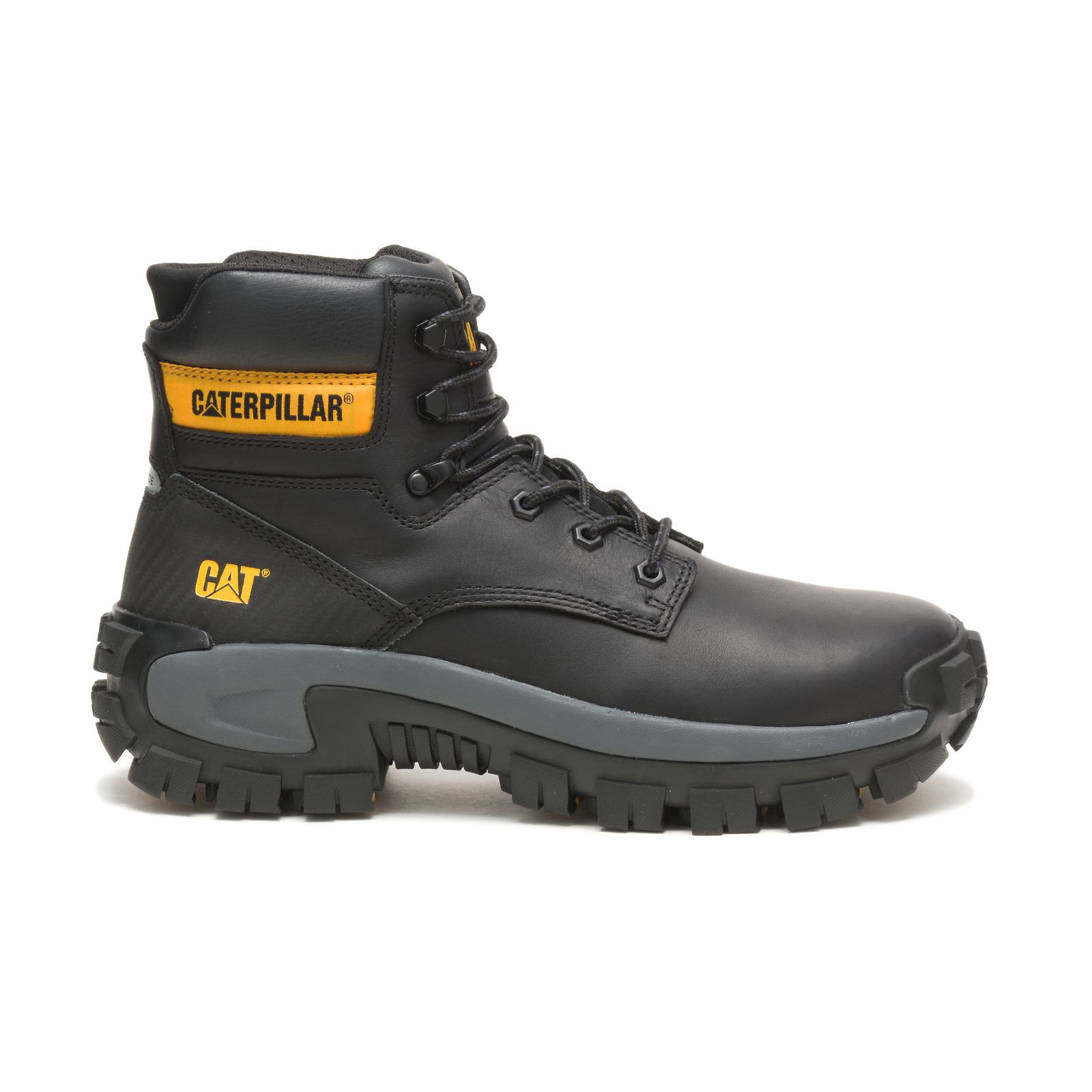 Caterpillar Boots South Africa - Cat Men's Invader Hi Steel Toe Steel Toe Boots Black AR7132869